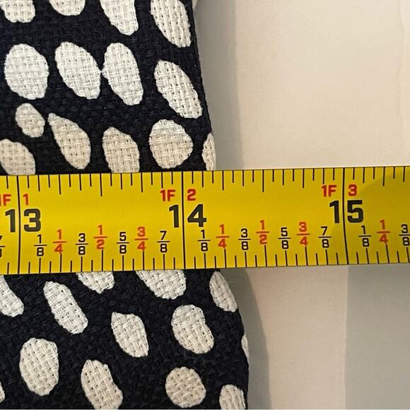 J Crew Black White Polka Dot Fitted 100% Cotton Career Office Dress NWOT Size 4 - Picture 13 of 15